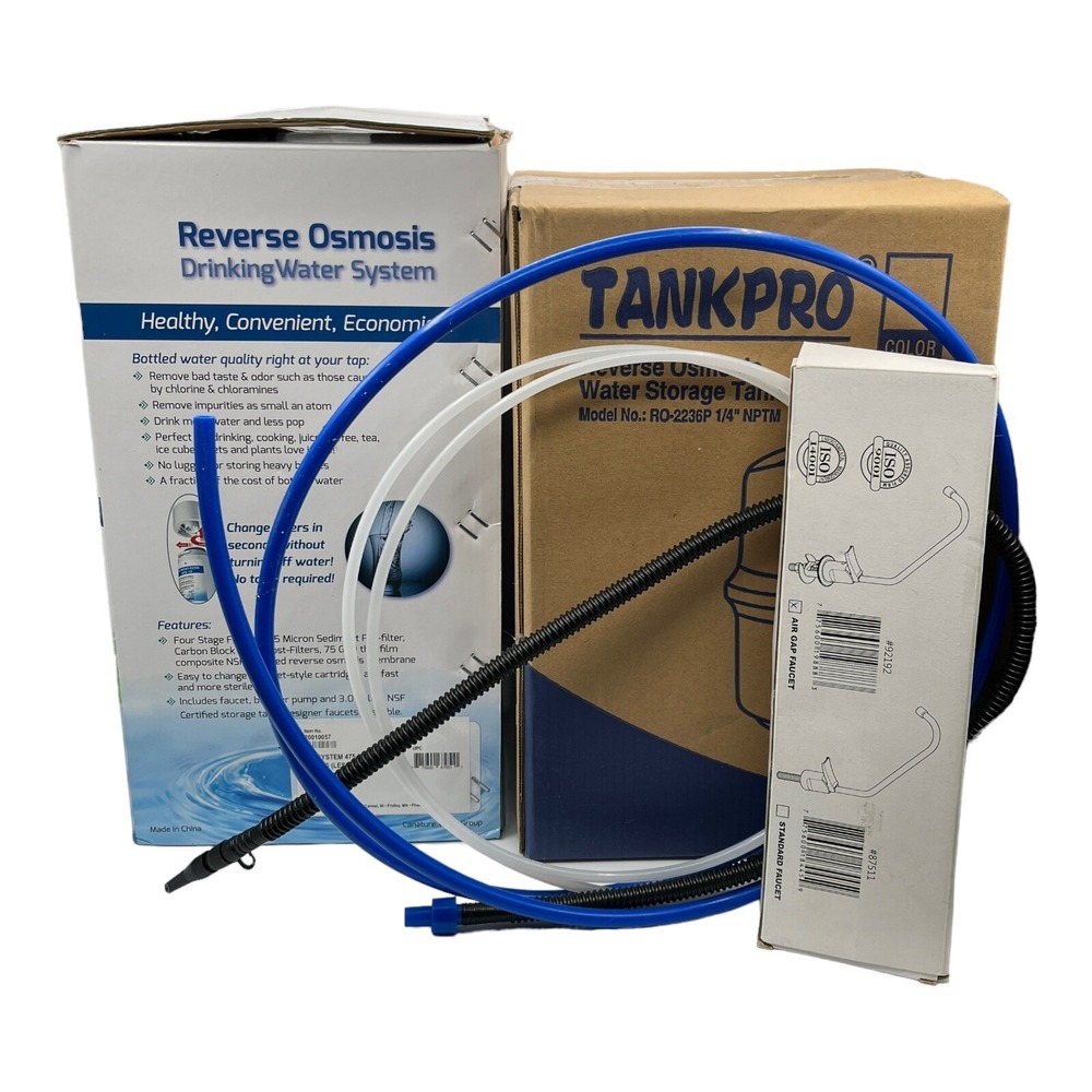 Aqua Flo 4 Stage Quick‎ Change Under Sink Filter Reverse Osmosis System